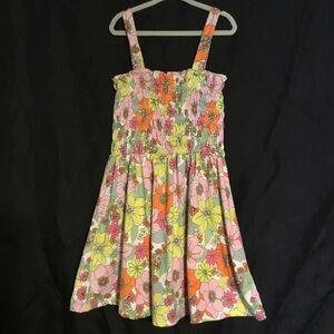 Zunie Multicolor Floral Kids Dress